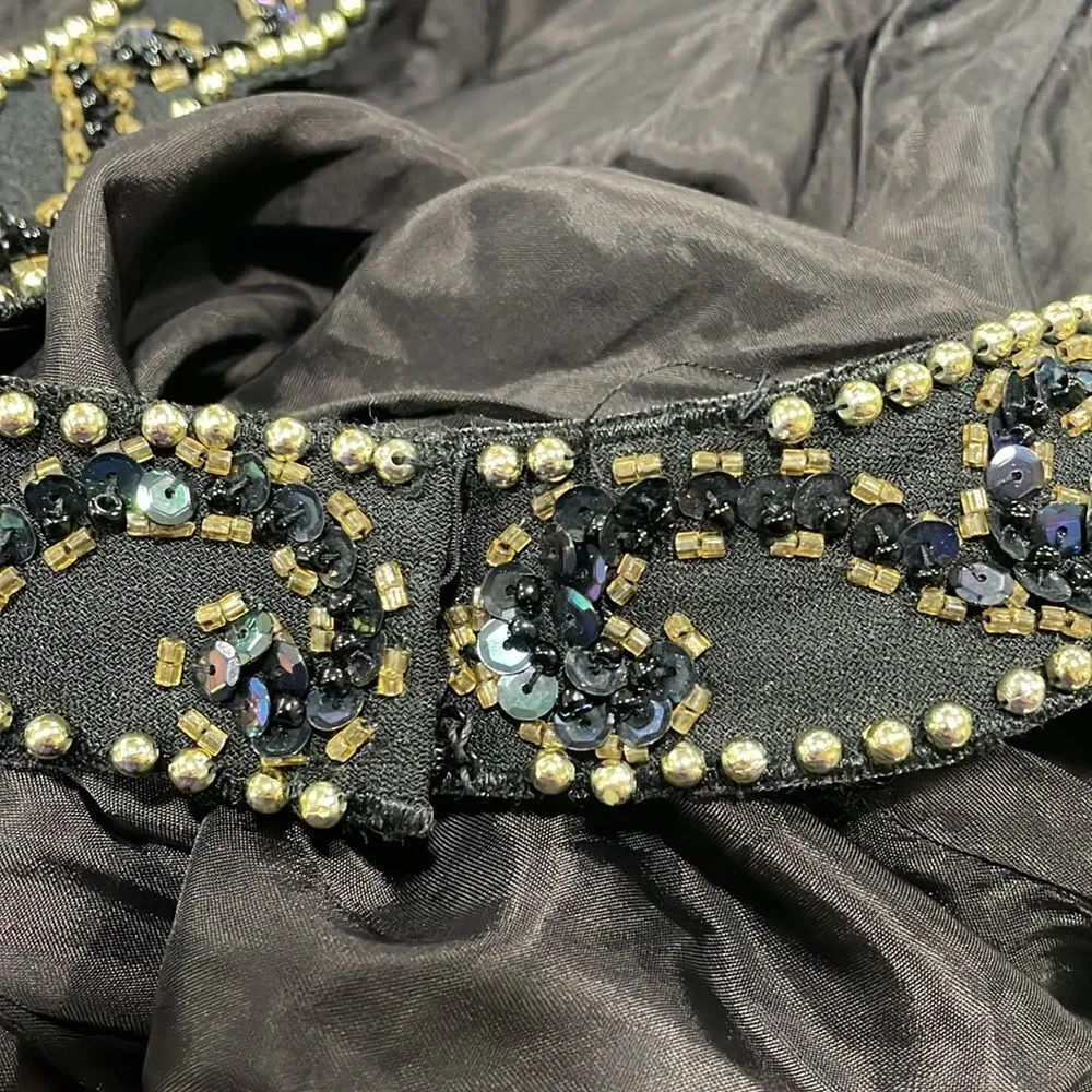 NWOT Alyce Designs Vintage Sequin Prom Party Beaded Dress. Size 8 M medium - Picture 14 of 14